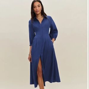 NWT Reformation Tara linen dress